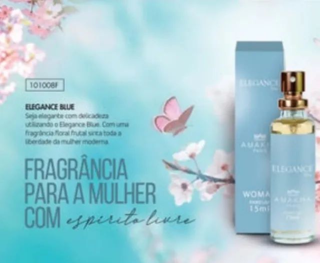 Perfume Elegance Light Blue 15ml - Feminino - Amakha Paris - Foto 2