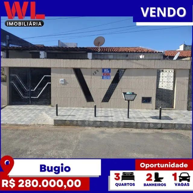 Vendo casa no bairro Bugio !!!
