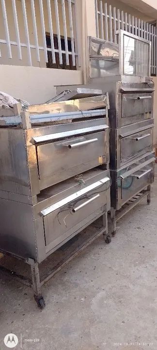 FORNO ELÉTRICO 220V MUITO CONSERVADO!! NÃO TEM PEDRAS SÃO TODOS DE LANCHONETE . - Foto 6
