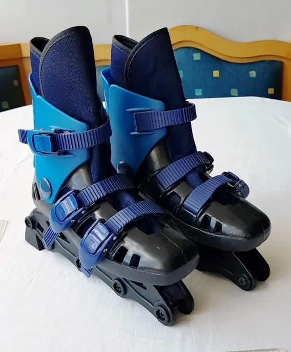 Patins Roller Inline - Usado - Anos 90 - Para Aproveitamento - Sem Rodas 