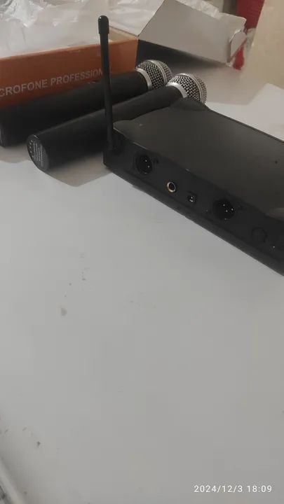 Microfone duplo sem fio com receptor LeLong - Foto 4