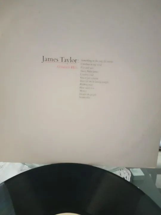 LP JAMES TAYLOR GREATEST HITS 1984