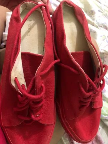 Sapato via mia vermelho  - Foto 3
