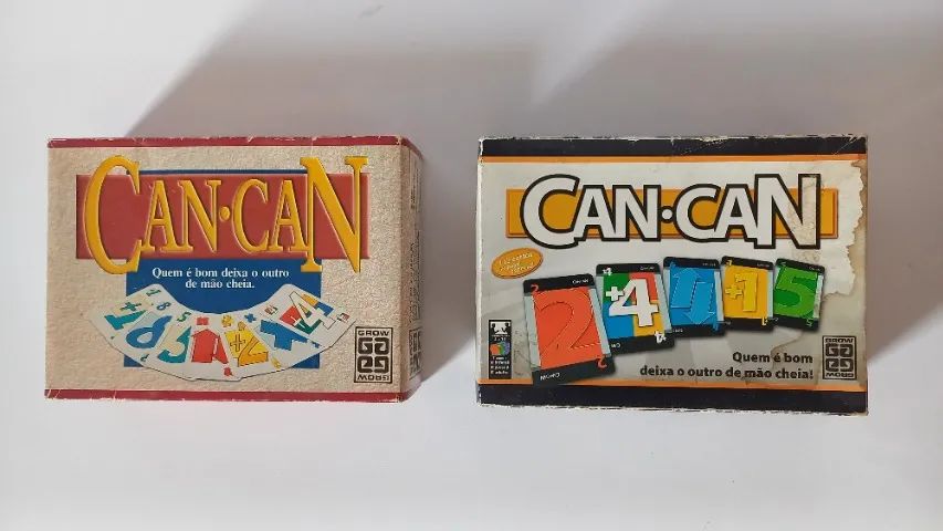 02 Jogos Can Can Da Grow - Anos 80/90 - Completos (Usado)