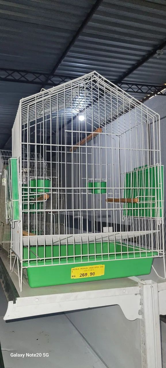 Gaiola triplex casa epox papagaio - Foto 3