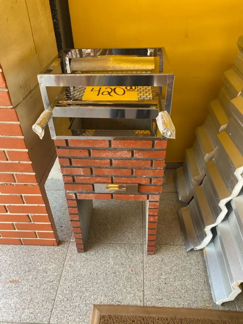 Churrasqueira mini 45 cm pré moldada de concreto R$ 420,00