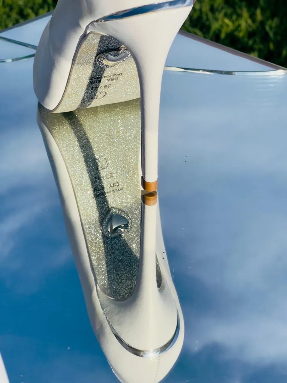 Scarpin de noiva Carmen Steffens Novo TAM 39 - Foto 3