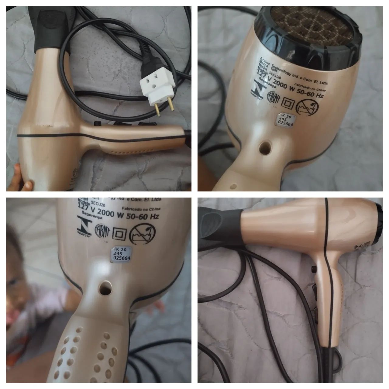 Secador de Cabelo 2000W SECU20