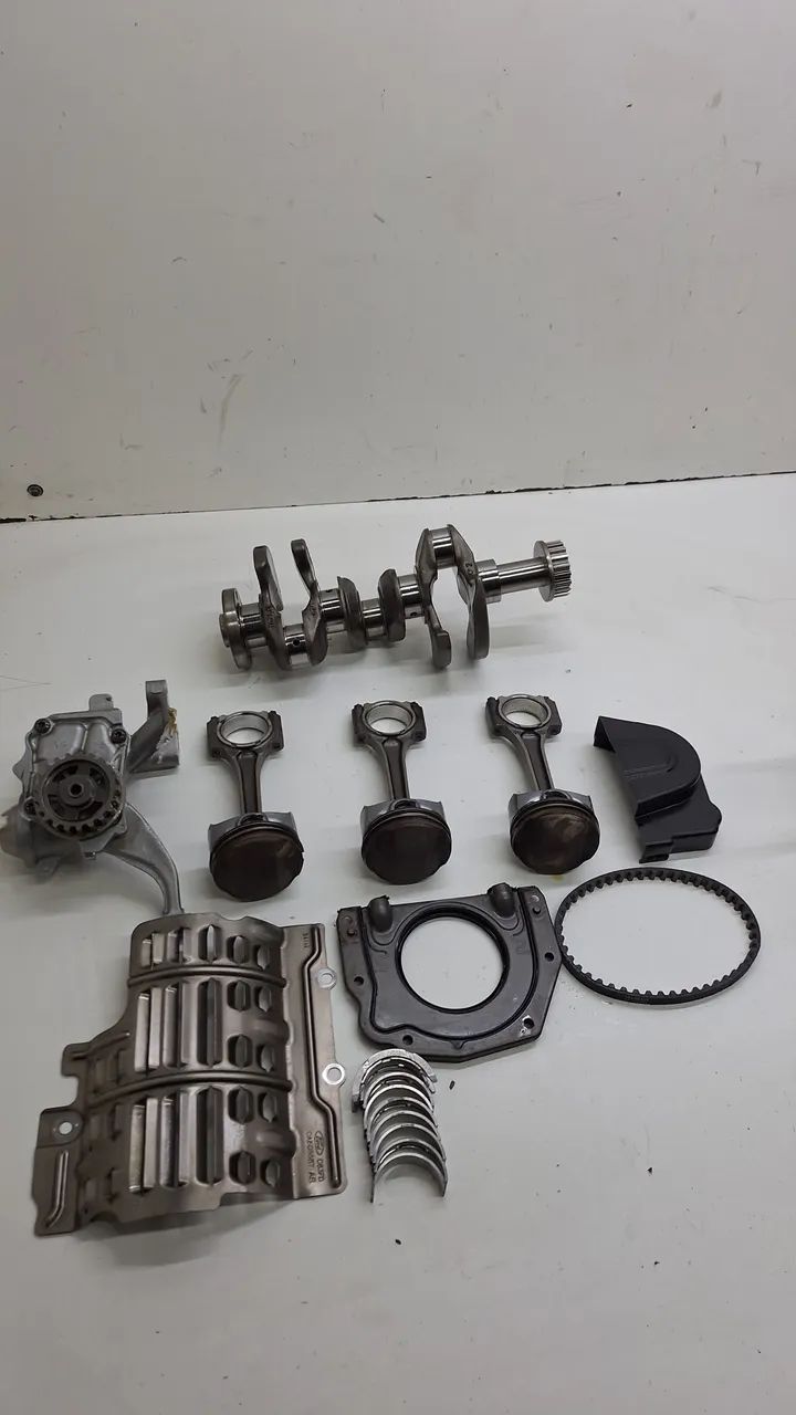 Kit Motor Pistão, Biela, Bronzina Ford Ka 1.0 3cc 12v 2015