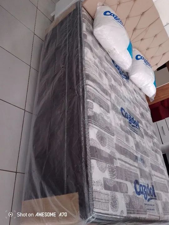 Cama Box Casal Cazdol Espuma com pillow entrega grátis  - Foto 2