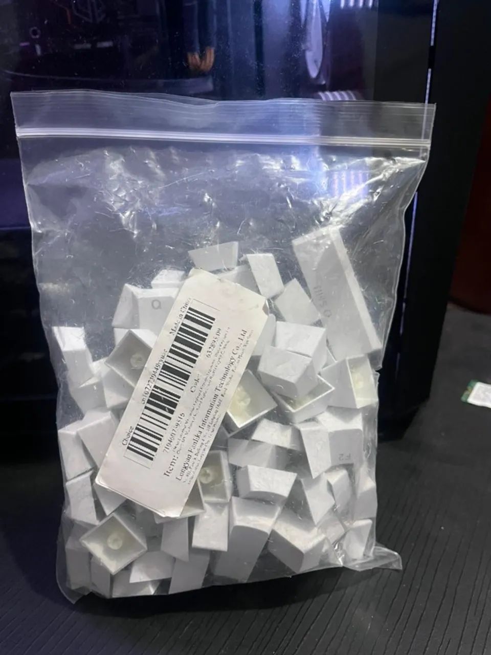104 keycaps brancas para teclado mecânico, ABS - Foto 2