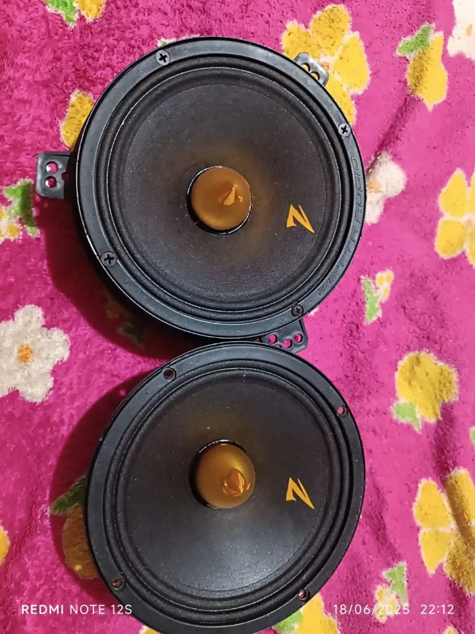 Alto Falantes Zetta Audio - Par 220 rms