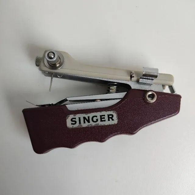 Mini maquina costura de mão singer vintage antiga coleção (usado)