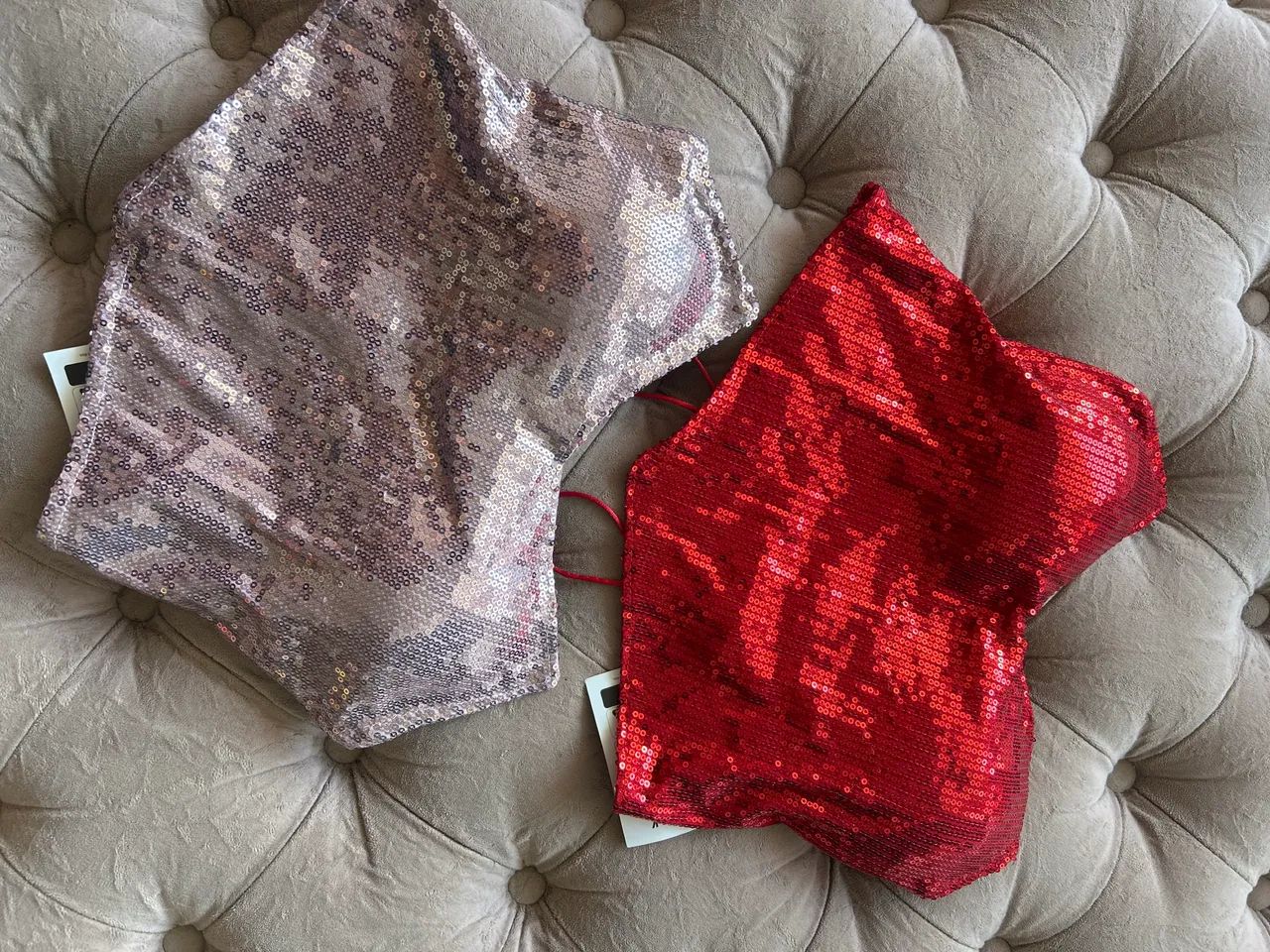 Top Pré caju brilho e paetê - Foto 2