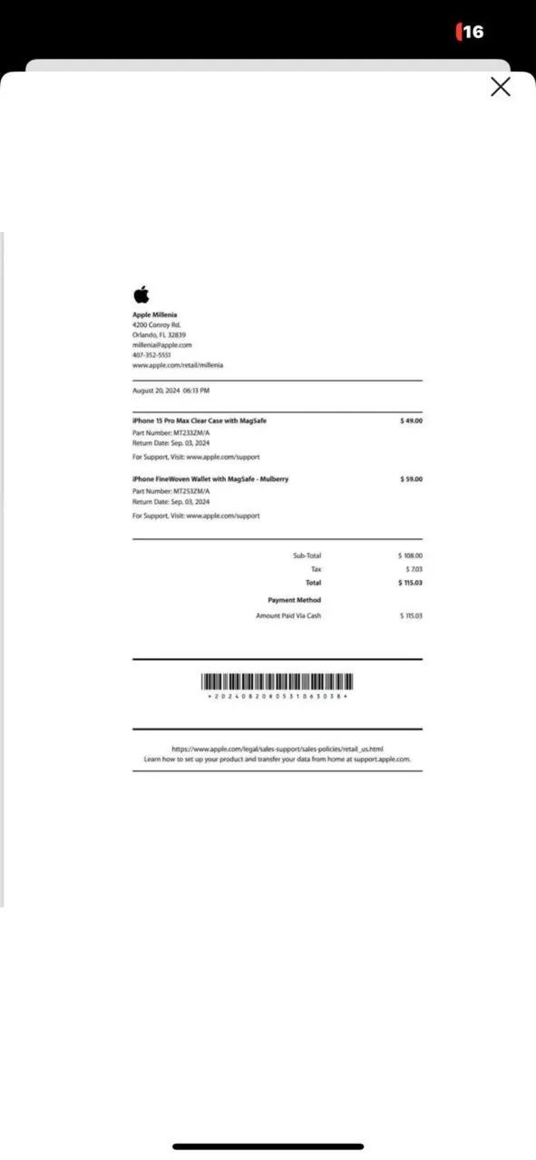 [novo] Capa Transparente Apple (Clear Case) MagSafe iPhone 15 Pro Max Original - Foto 3