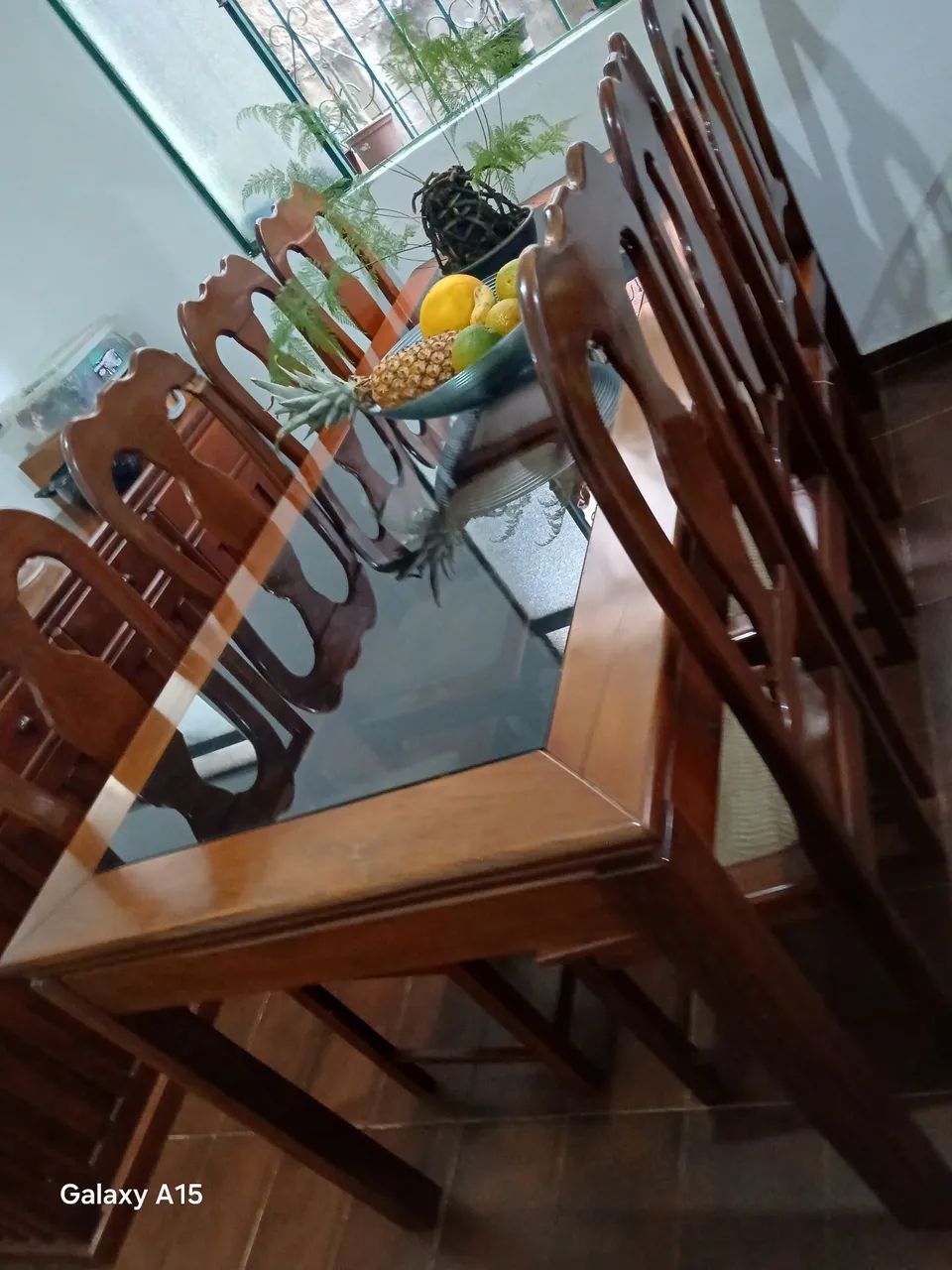 Mesa em mogno 8 cadeiras  - Foto 4
