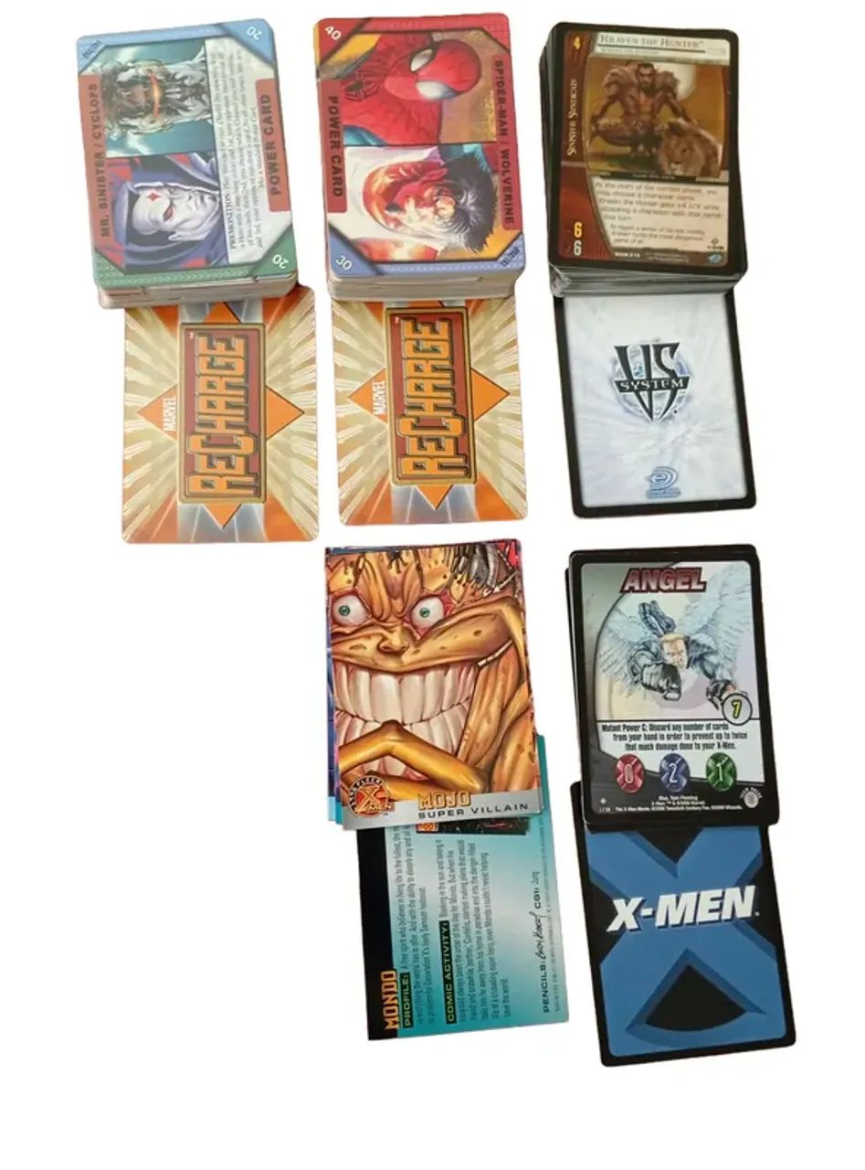 Lote cartas Marvel CCG Recharge Vs System e X-Men 2006 excelente  - Foto 2