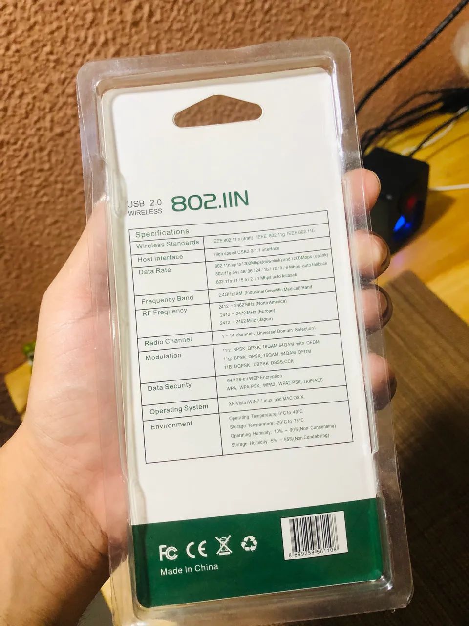 Antena USB Wi-Fi 1800mbps Alta velocidade  - Foto 3