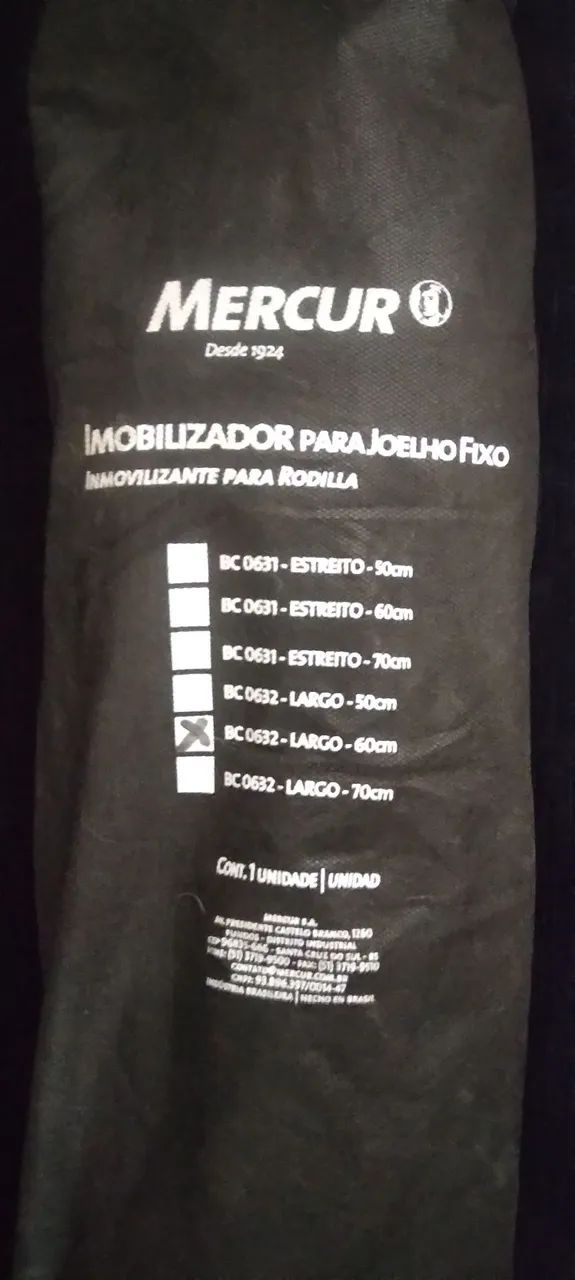 Imobilizador para joelho fixo Mercur - Foto 4