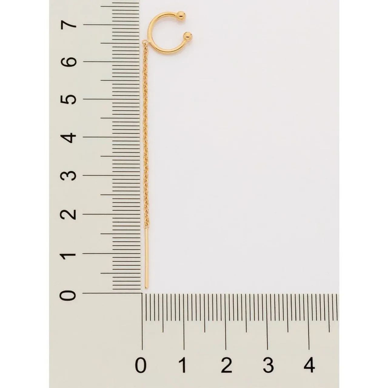 Queima de estoque Rommanel - Brinco Ear cuff - Foto 4