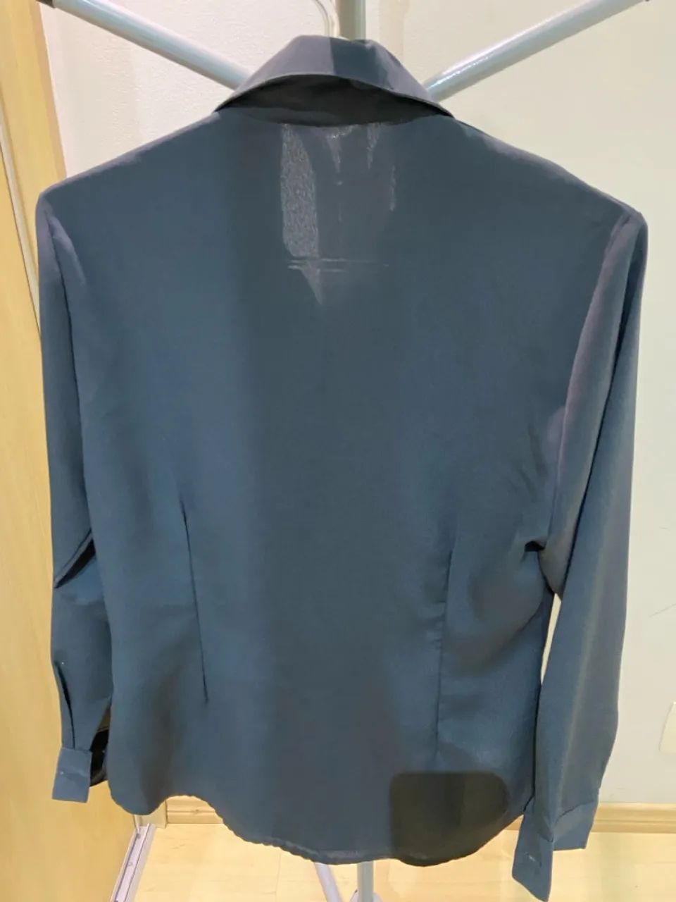 Camisa social cinza grafite - Foto 4