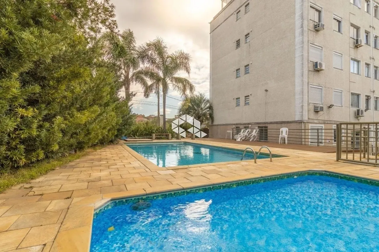 Apartamento a venda 2 dormitórios, sala, cozinha, área de serviço, banheiro e com vaga fix