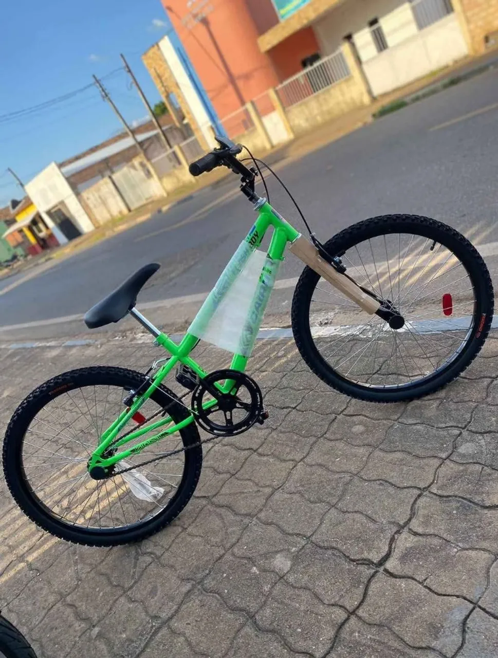 Bicicleta Aro 24 Verde Nova