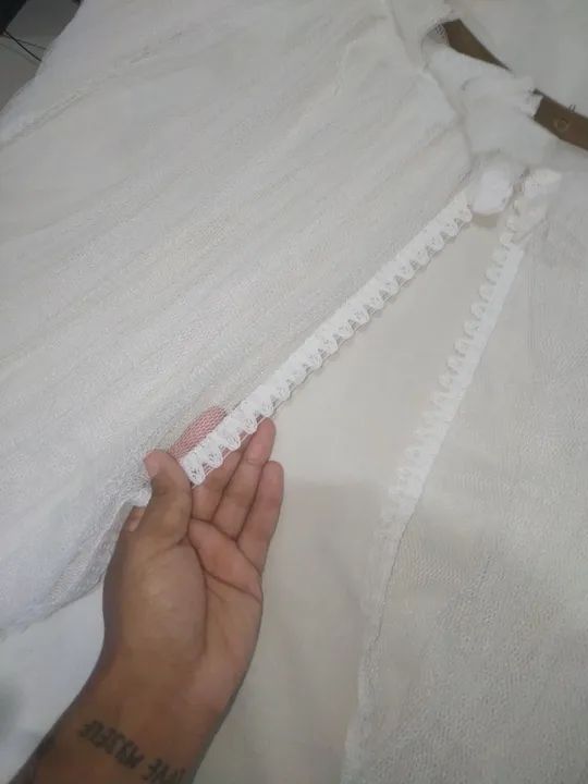 Mosquiteiro para Berço Infantil - Branco - Foto 2