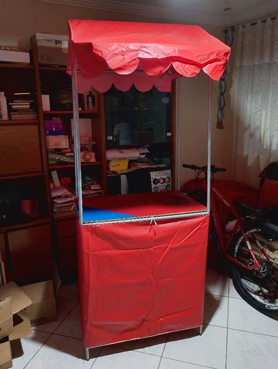 Barraca para eventos fast food 85x60x2,20