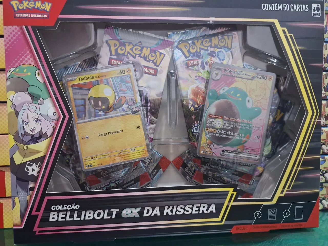 Pokemon Box de coleção Zacian ou Bellibolt - Foto 2