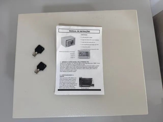 Cofre Eletrônico Com Chave - Foto 3