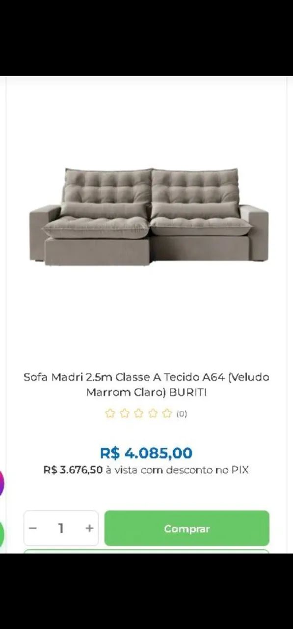 Sofá MADRI, retrátil e encosto reclinavel  - Foto 5