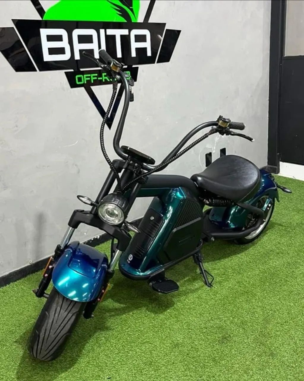 Scooter elétrica 3000w 30ah, chega a 70km/h e faz até 60km com uma carga. - Foto 4