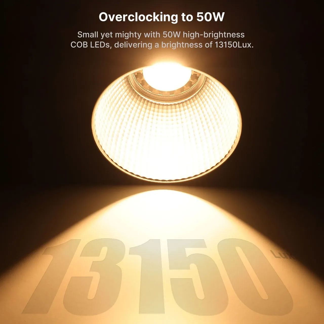 Ulanzi 40w Pro Cob Iluminação Contínua Led Bi-color 127/220v Preto  - Foto 5