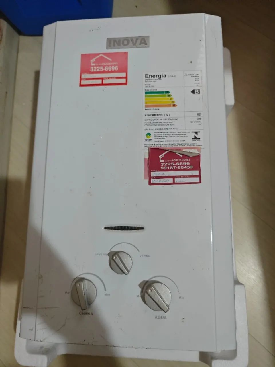 aquecedor inova 9L