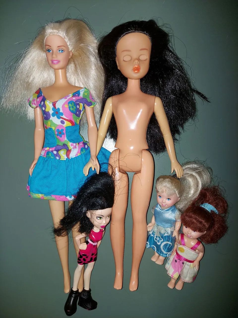 boneca barbie e susi ( lote de sucatas)