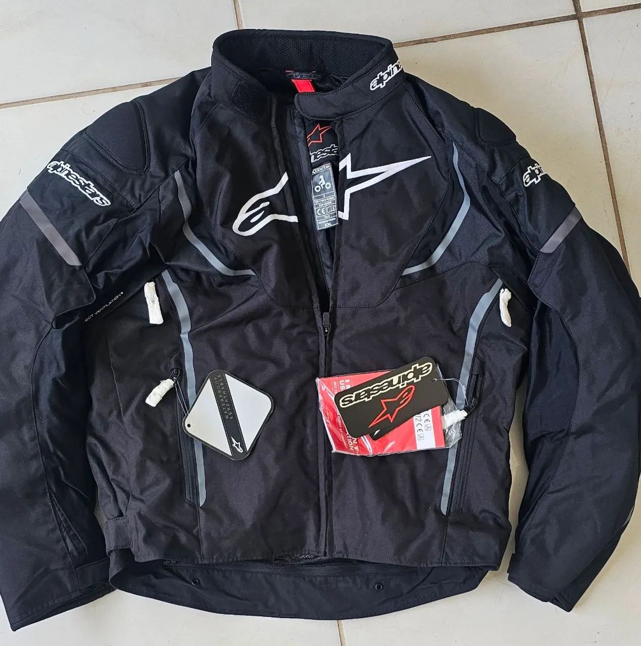 Jaqueta Alpinestars T-Jaws V3 WP - Tamanho: XXL (G...