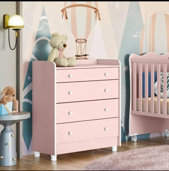 cômoda para bebê para deixa quarto do baby aconchegante e organizado a pronta entrega!