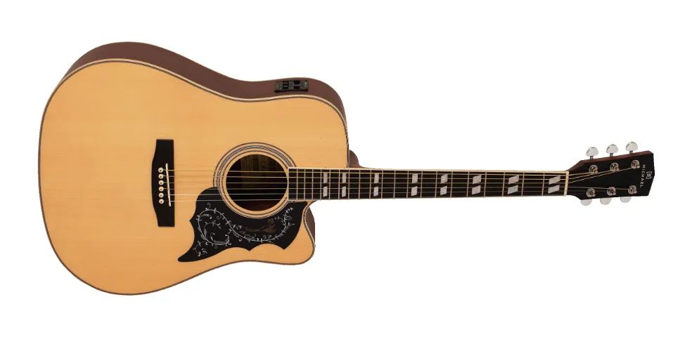 Violão Elétrico Folk Freebird Michael Vmf440 Natural St - Foto 2