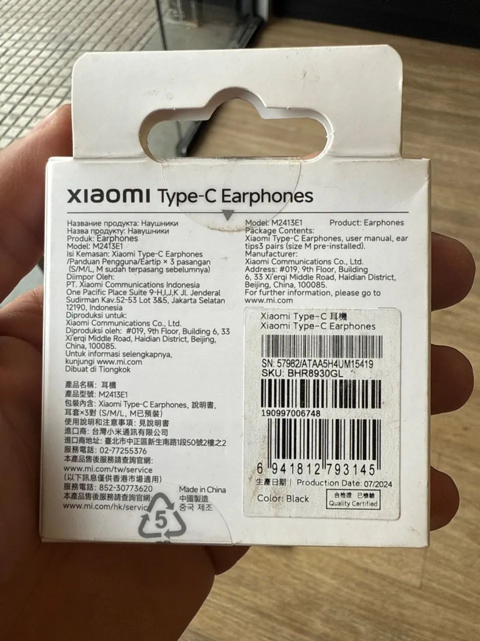 Fone de Ouvido Xiaomi Type-C - Foto 2