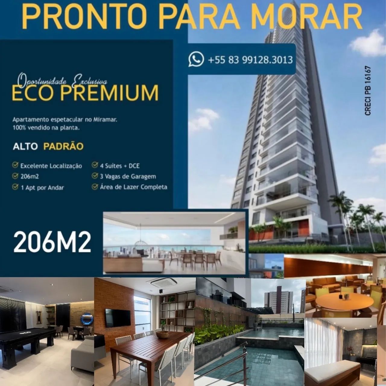 Apartamento para Alugar Eco Premium no Miramar