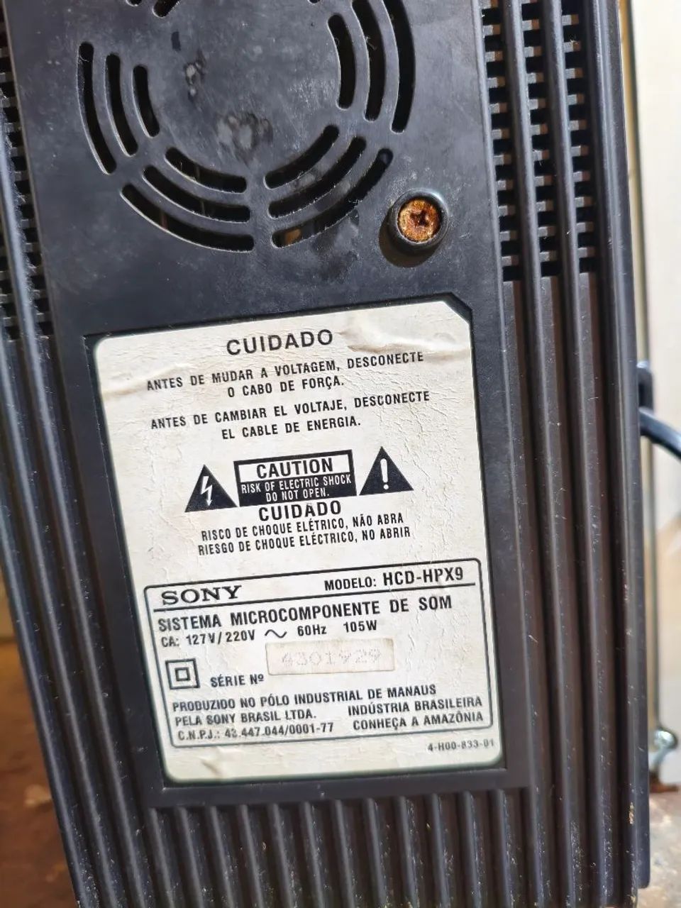 Mini System Sony com caixas de som - Foto 4