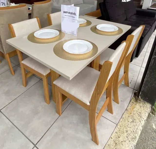 Mesa Jantar Magic com 4 Cadeiras   Produto Novo!  Pronta Entrega! - Foto 3