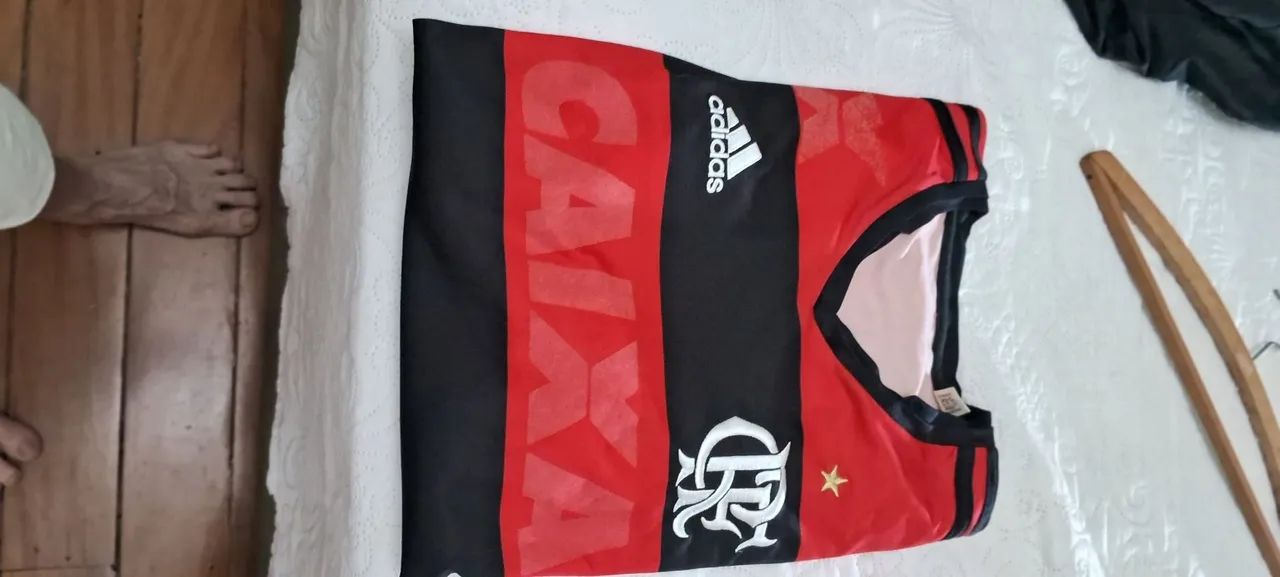 CAMISA FLAMENGO oficial da adidas 1981, campeão mundial Liverpool. Tamanho M  - Foto 4