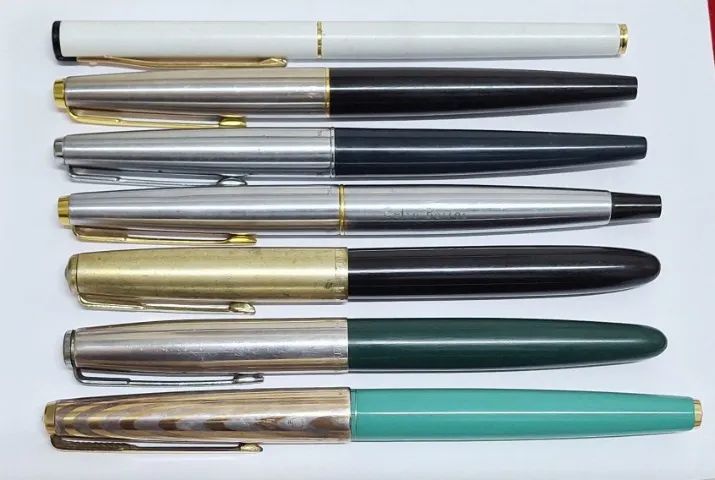 Coleção de Canetas Tinteiro Parker e Sheaffer - Originais e Réplica Neomercury