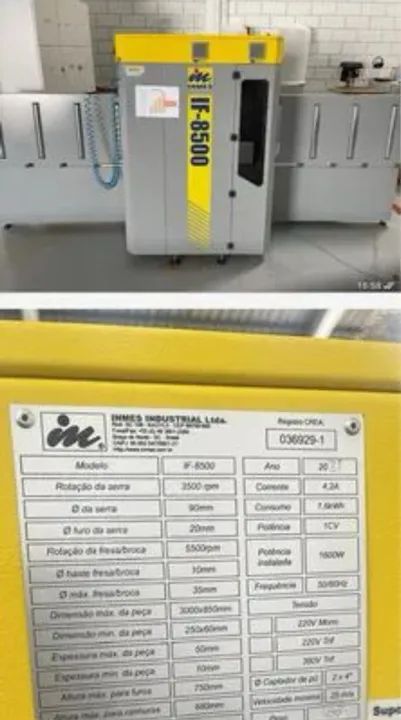 Centro de furação  If 8500 inmes  2021 - Foto 5
