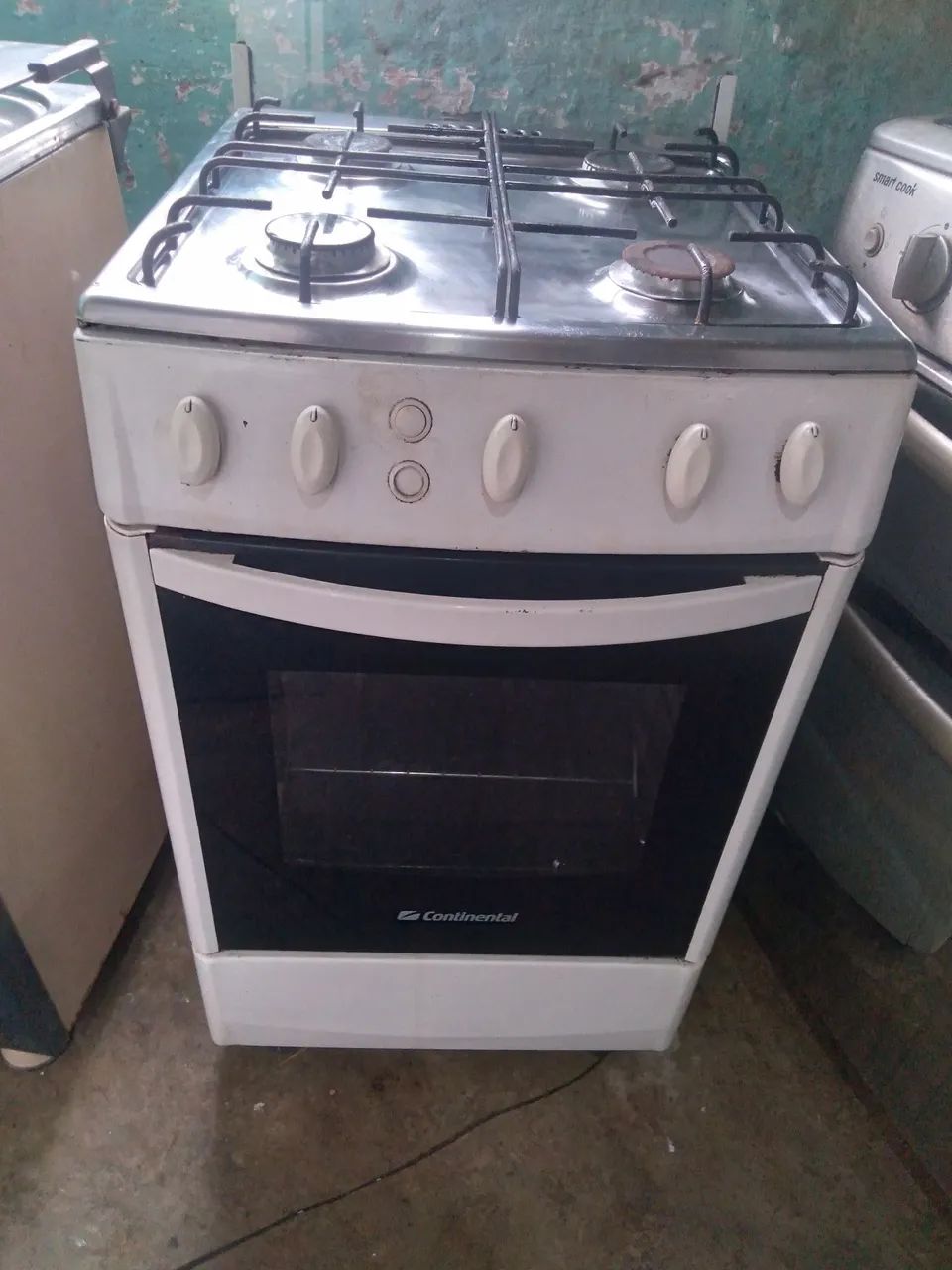 Fogao comtimental  4 B  altmatico forno bom conservado  funciona td  entrega  pq tx - Foto 5