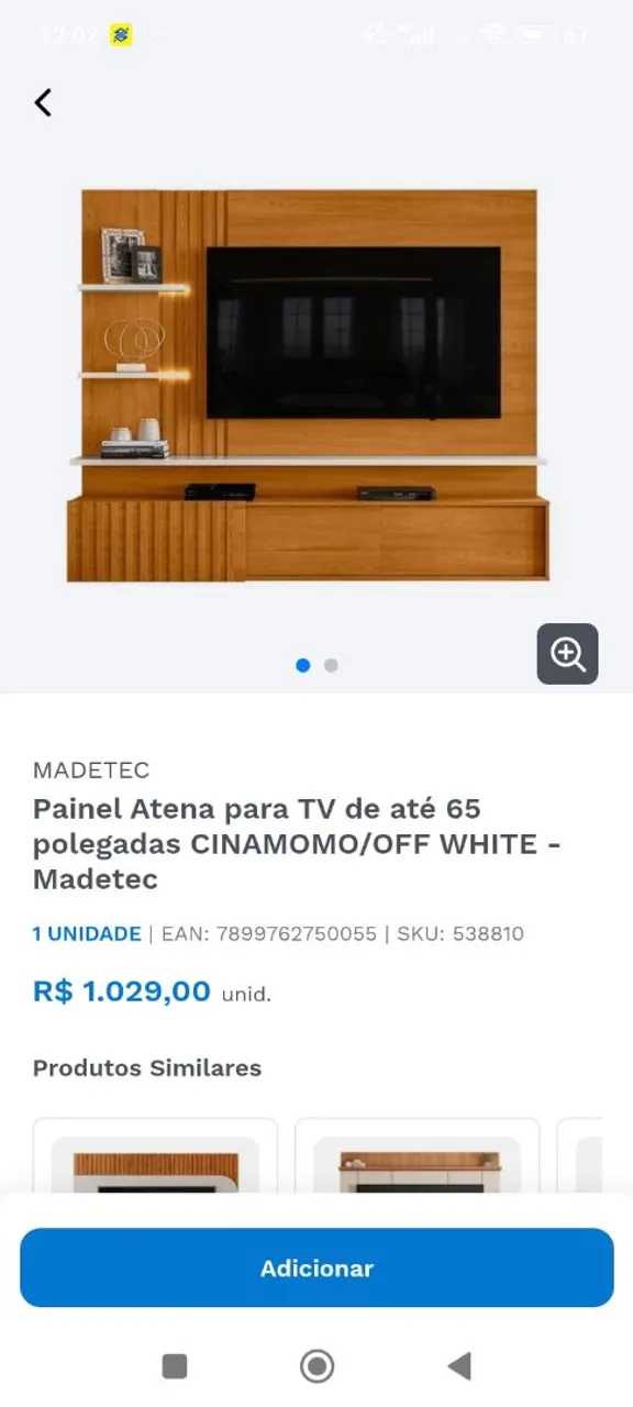 Preço 699 com direito a entrega