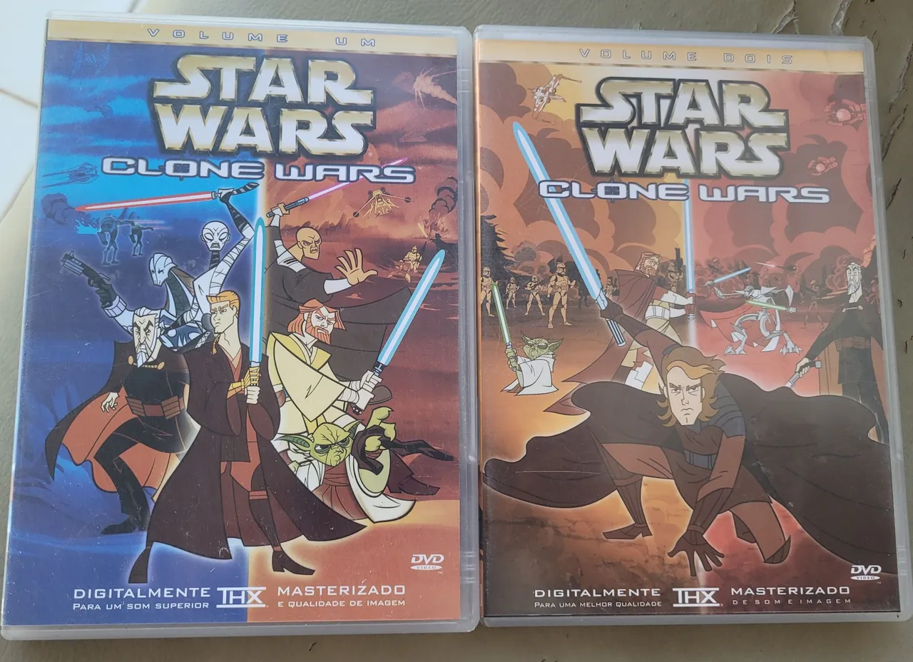 Star Wars Clone Wars - Volume 1 e 2 - DVD