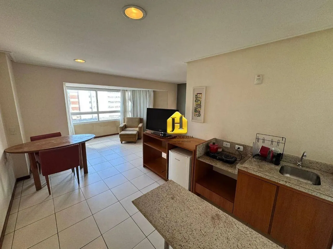 Apartamento com 1 dormitório para alugar, 46 m² por R$ 2.600,00/mês - Petrópolis - Natal/R